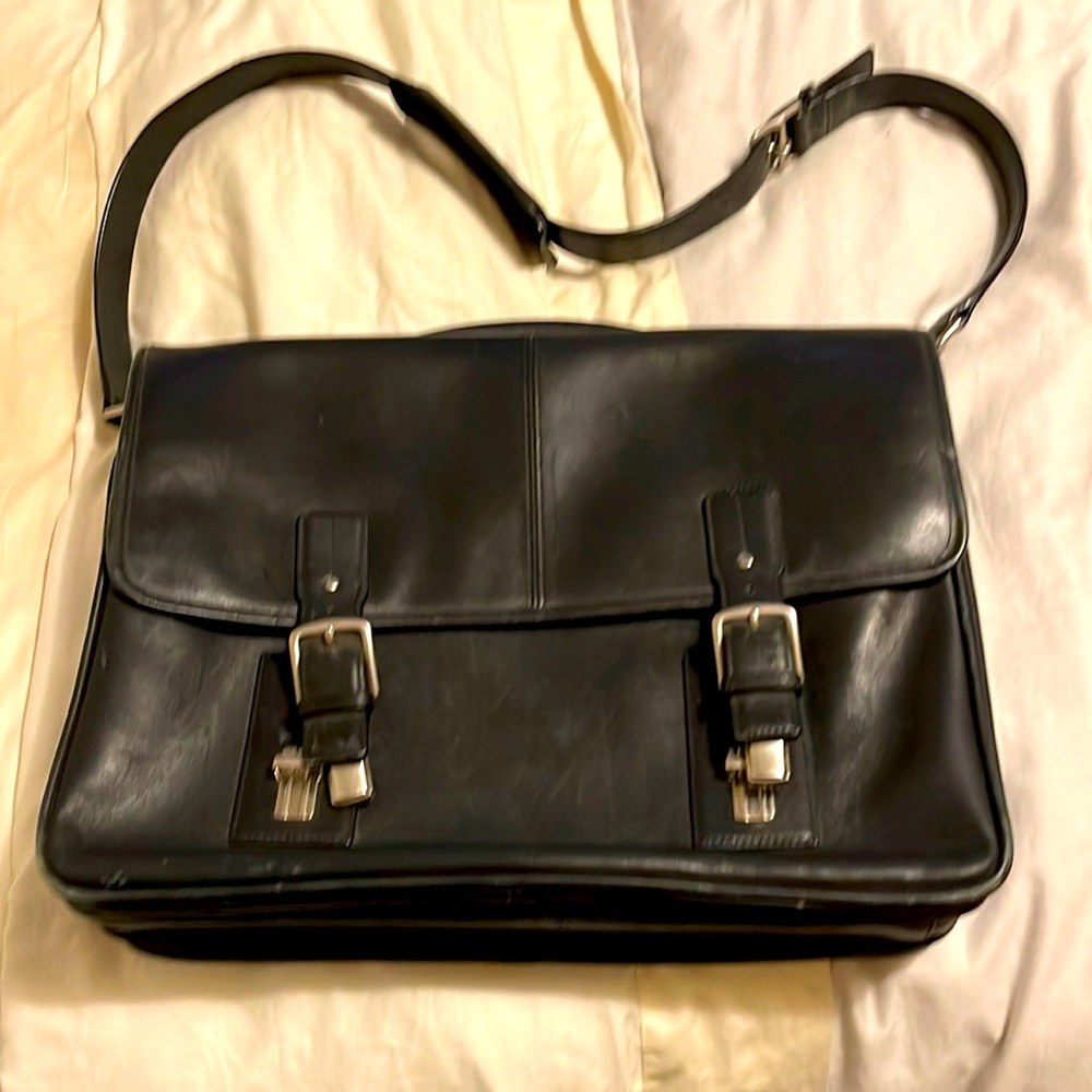 Coach laptop briefcase Thompson Executive